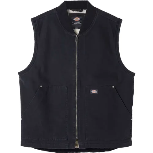 Sleeveless Jacket , male, Sizes: XS - Dickies - Modalova