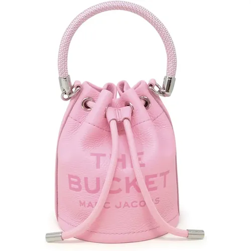 Leather Mini Bucket Shoulder Bag , female, Sizes: ONE SIZE - Marc Jacobs - Modalova
