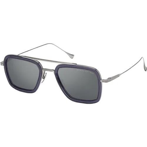 Sunglasses, unisex, , Size: 52 MM Flight.006 Sunglasses Smoke Grey Crystal Black - Dita - Modalova