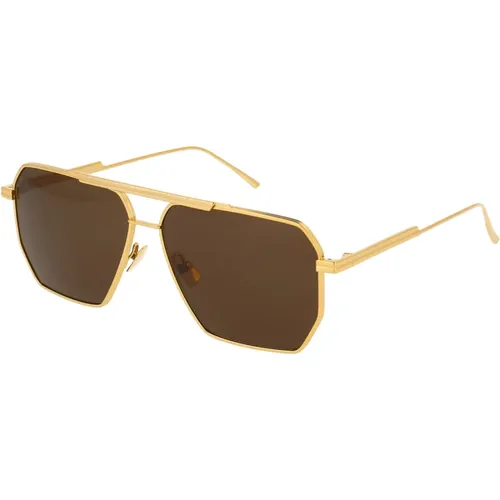 Stylische Sonnenbrille Bv1012S , Herren, Größe: 60 MM - Bottega Veneta - Modalova