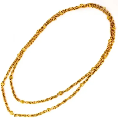 Pre-owned Jewellery, female, , Size: ONE SIZE Pre-owned Gold chanel-jewelry - Chanel Vintage - Modalova