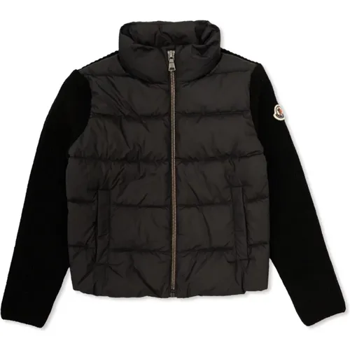 Strickjacke mit gesteppter Vorderseite - Moncler - Modalova