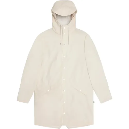 Rain Jackets, unisex, , Size: L Waterproof Long Jacket Minimalist Style - Rains - Modalova