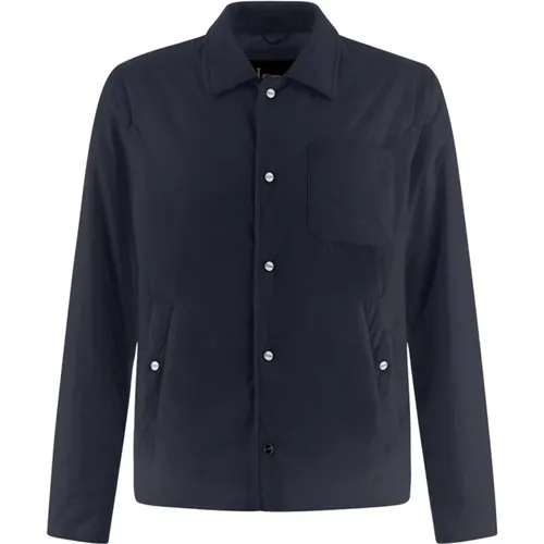 Button-Up Coat , male, Sizes: L, 2XL - Herno - Modalova