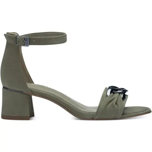Leather High Heel Sandals , female, Sizes: 6 UK, 5 UK, 4 UK, 7 UK - tamaris - Modalova