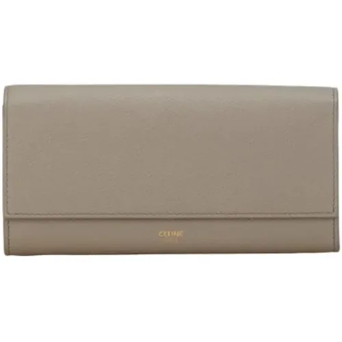 Pre-owned Wallets, female, , Size: ONE SIZE Pre-owned Leather wallets - Celine Vintage - Modalova