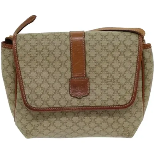 Pre-owned Cross Body Bags, female, , Size: ONE SIZE Pre-owned Canvas celine-bags - Celine Vintage - Modalova