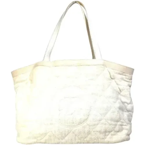 Pre-owned Tote Bags, female, , Size: ONE SIZE Pre-owned Cotton totes - Chanel Vintage - Modalova