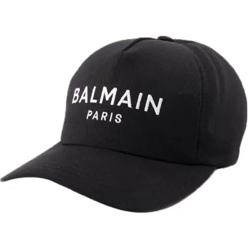 Caps, female, , Size: ONE SIZE Cotton hats - Balmain - Modalova