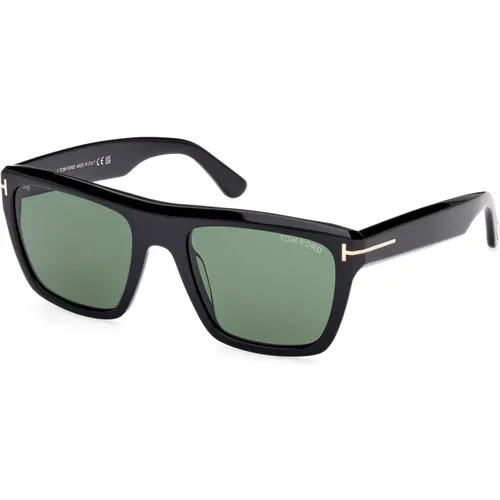 Sunglasses, male, , Size: 55 MM Alberto Sunglasses /Green - Tom Ford - Modalova