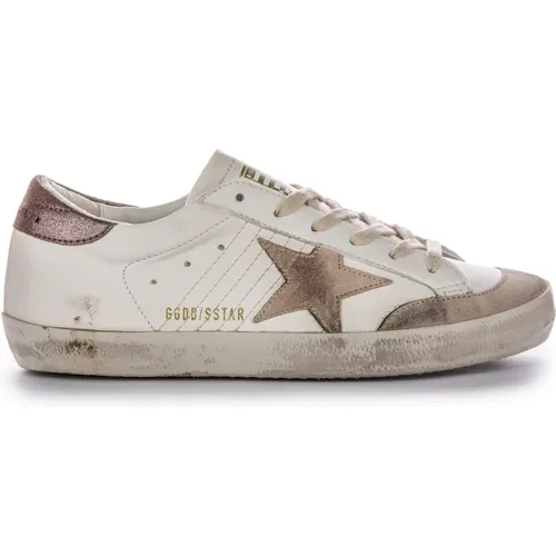 Beige Super Star Trainers Women , female, Sizes: 5 UK, 4 UK, 6 UK - Golden Goose - Modalova