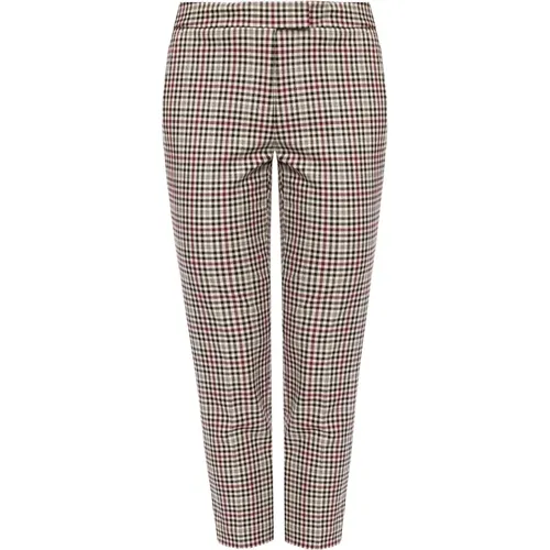 Chinos, female, , Size: S Checked trousers - Michael Kors - Modalova