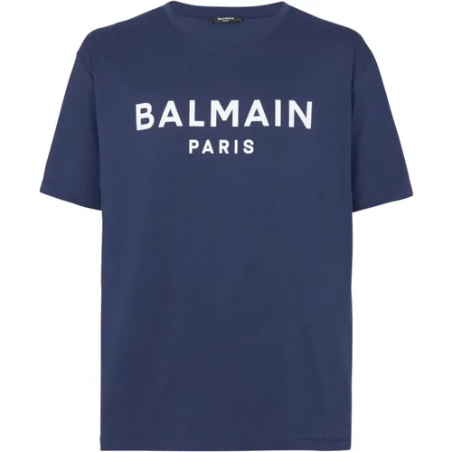 Paris T-Shirt , Herren, Größe: M - Balmain - Modalova