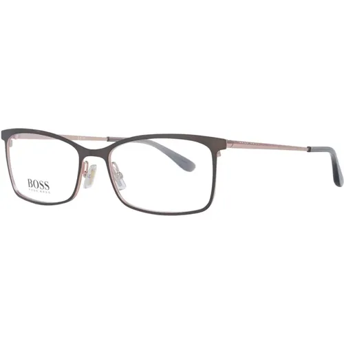 Glasses, female, , Size: ONE SIZE Rectangle Metal Optical Frames - Hugo Boss - Modalova