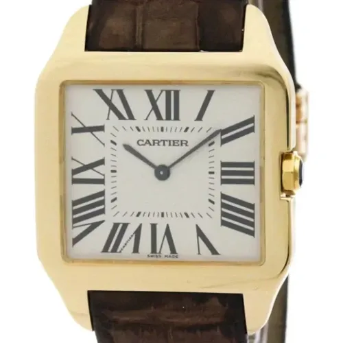 Pre-owned Watches, male, , Size: ONE SIZE Pre-owned Gold watches - Cartier Vintage - Modalova