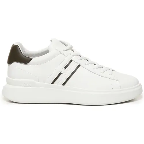 Leather Sneakers with Memory Fussbett , male, Sizes: 9 UK, 6 UK, 9 1/2 UK, 6 1/2 UK, 8 UK, 7 UK, 5 UK, 7 1/2 UK, 10 UK, 5 1/2 UK - Hogan - Modalova