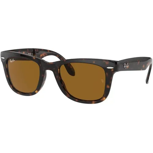 Folding Wayfarer Sunglasses in Color 710 , male, Sizes: 50 MM - Ray-Ban - Modalova