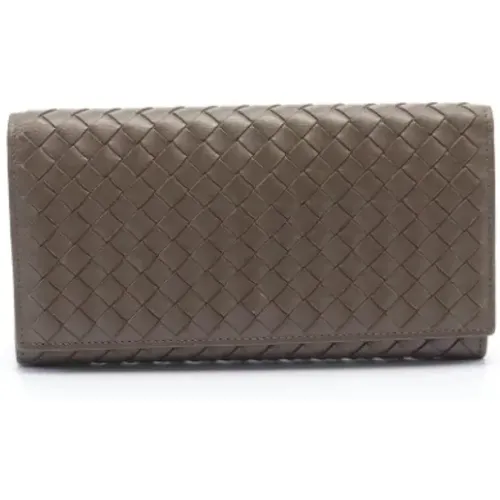 Pre-owned Wallets, female, , Size: ONE SIZE Pre-owned Leather wallets - Bottega Veneta Vintage - Modalova