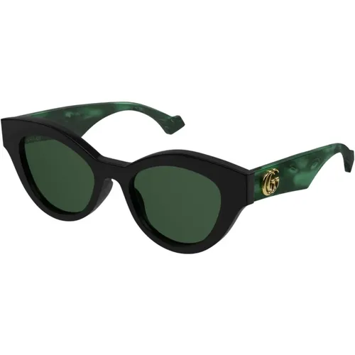 Cat eye black and sunglasses , female, Sizes: 51 MM - Gucci - Modalova