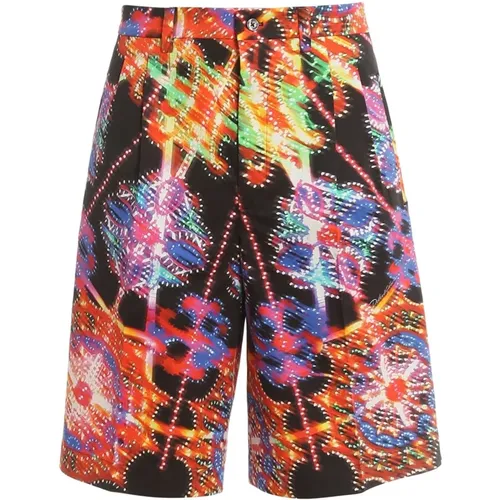 Casual Shorts, male, , Size: M Printed Shorts for Men - Dolce & Gabbana - Modalova