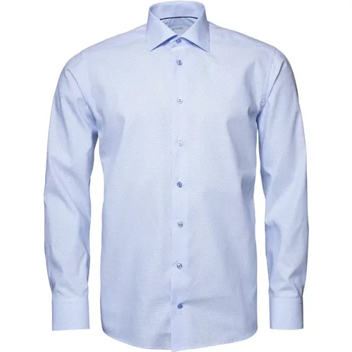 Wrinkle-Free Dobby Shirt , male, Sizes: 3XL, M - Eton - Modalova