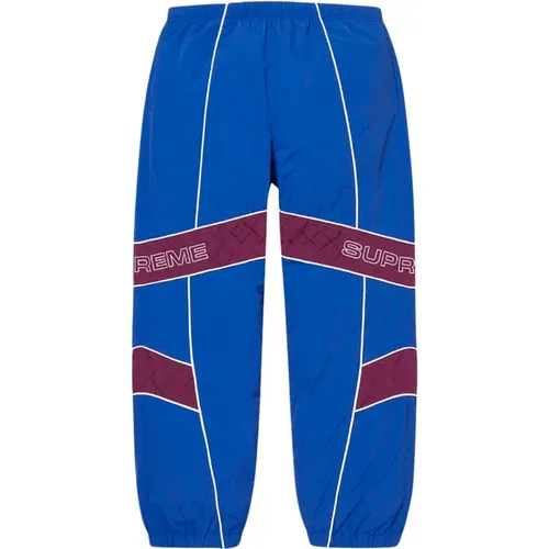 Limitierte Auflage Jacquard Panel Track Pant , Herren, Größe: L - Supreme - Modalova