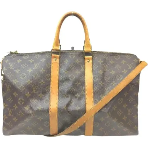 Pre-owned Handbags, female, , Size: ONE SIZE Pre-owned Coated Canvas Shoulder Bag - Louis Vuitton Vintage - Modalova