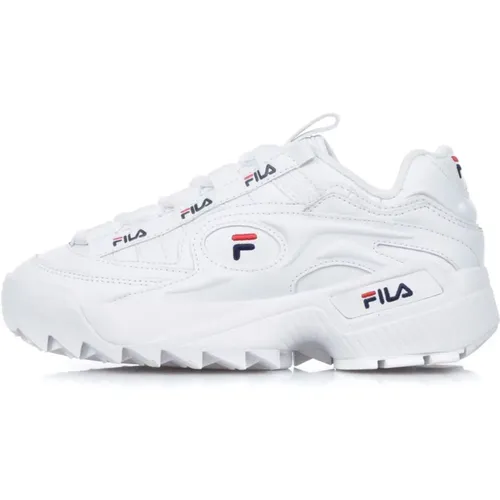 Sneakers, unisex, , Size: 7 US Red Low-Top Womens Sneakers - Fila - Modalova