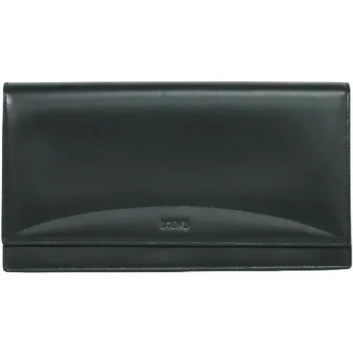 Pre-owned Leather wallets , female, Sizes: ONE SIZE - Loewe Pre-owned - Modalova