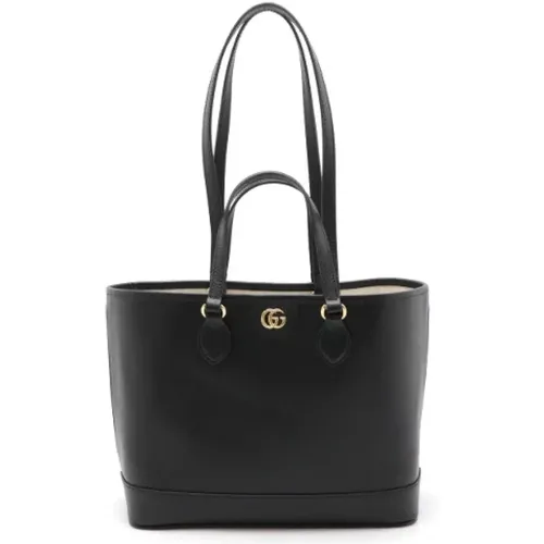 Pre-owned Tote Bags, female, , Size: ONE SIZE Pre-owned Leather gucci-bags - Gucci Vintage - Modalova