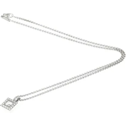 Pre-owned White Gold necklaces , female, Sizes: ONE SIZE - Chopard Pre-owned - Modalova