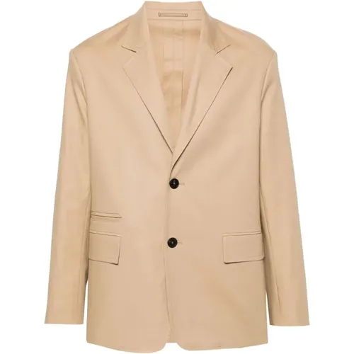 Blazers, male, , Size: L Single-Breasted Tailored Blazer - Lanvin - Modalova