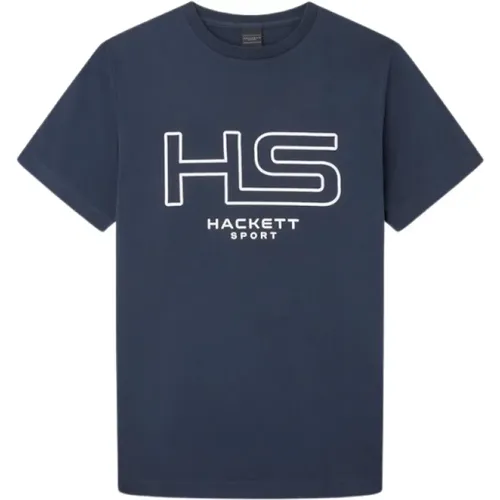 Baumwoll T-shirt , Herren, Größe: XL - Hackett - Modalova