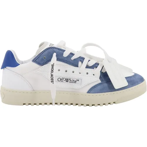 Off , Sneakers, male, , Size: 7 US Canvas and Suede Sneakers - Off White - Modalova