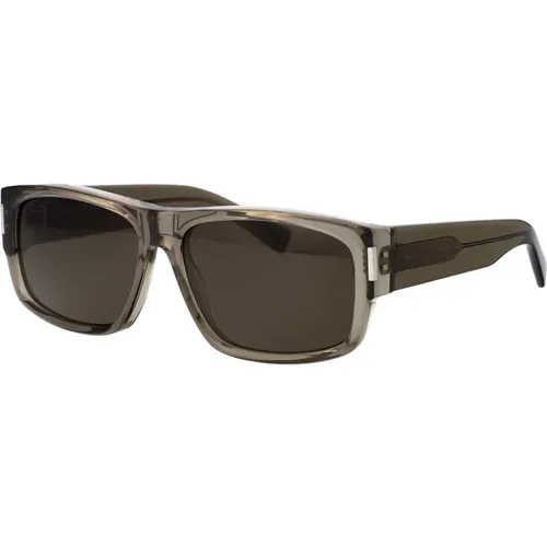 Stylische Sonnenbrille SL 689,Klassische Rechteckige Sonnenbrille SL 689 - Saint Laurent - Modalova