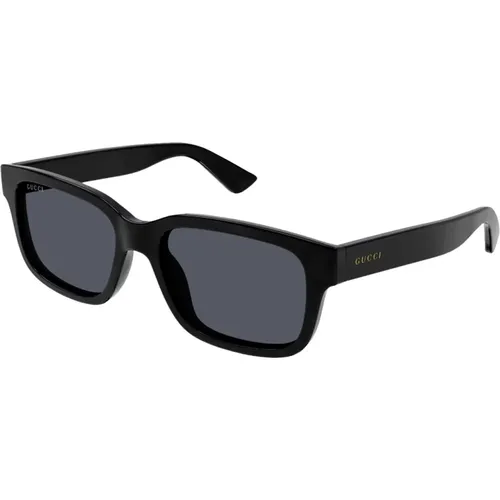 Square Acetate Sunglasses in , male, Sizes: 56 MM - Gucci - Modalova