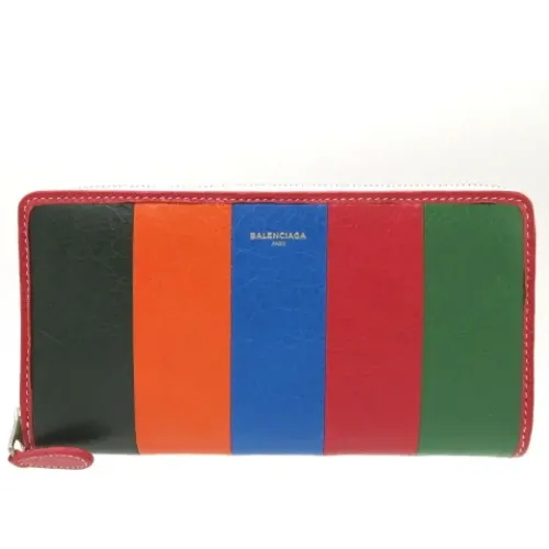 Pre-owned Wallets, female, , Size: ONE SIZE Pre-owned Leather wallets - Balenciaga Vintage - Modalova