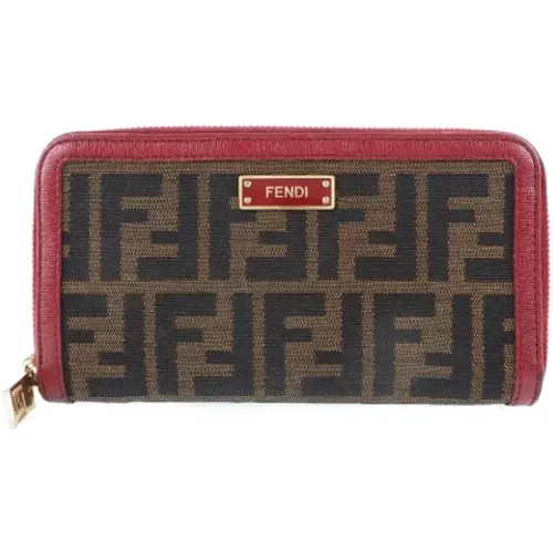 Pre-owned canvas Fendi wallet , female, Sizes: ONE SIZE - Fendi Vintage - Modalova
