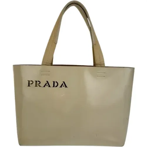 Pre-owned Tote Bags, female, , Size: ONE SIZE Pre-owned Leather totes - Prada Vintage - Modalova