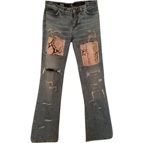 Pre-owned Cotton jeans , female, Sizes: XS - Dolce & Gabbana Pre-owned - Modalova