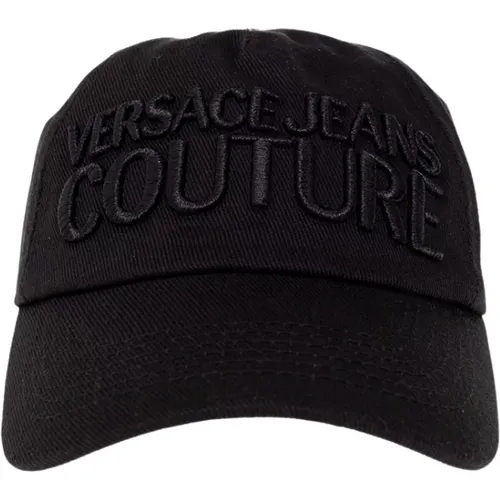 Caps, female, , Size: ONE SIZE Logo Baseball Cap, , Adjustable Fit - Versace Jeans Couture - Modalova