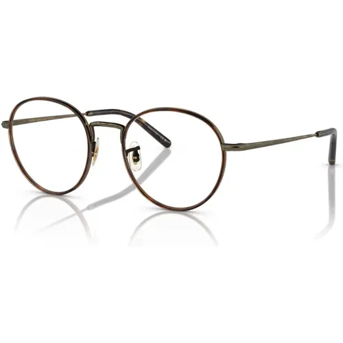 Glasses, male, , Size: 49 MM Antique Gold Eyewear Frames OV 1333 - Oliver Peoples - Modalova