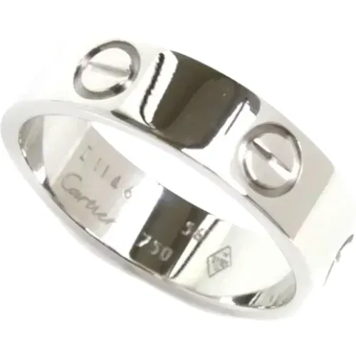 Pre-owned White Gold rings , female, Sizes: ONE SIZE - Cartier Vintage - Modalova