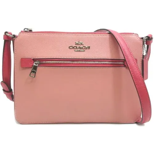 Pre-owned Cross Body Bags, female, , Size: ONE SIZE Pre-owned Leather shoulder-bags - Coach Pre-owned - Modalova