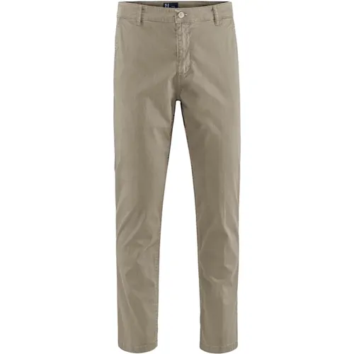 Chinos, male, , Size: W40 Slim Fit Stretch Cotton Chino Pants - BomBoogie - Modalova