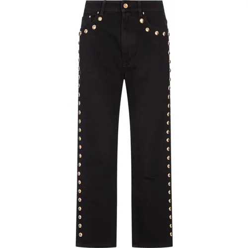 Embellished Boyfriend Jeans , female, Sizes: W25, W26 - Paco Rabanne - Modalova