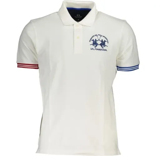 Elegant Polo with Contrast Details , male, Sizes: XL, 2XL, L - LA MARTINA - Modalova