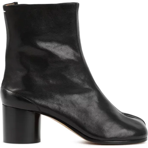 Leather Ankle Boots Tabi Style , female, Sizes: 7 UK - Maison Margiela - Modalova