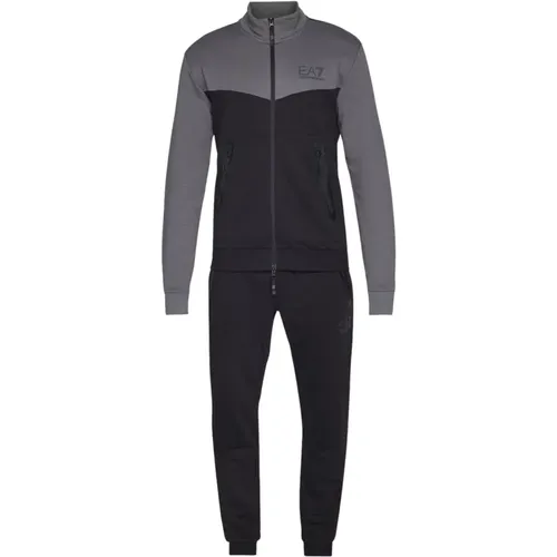 Training Sets, male, , Size: L Zip Logo Dress Set - Emporio Armani EA7 - Modalova