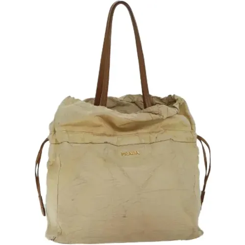 Pre-owned Bucket Bags, female, , Size: ONE SIZE Pre-owned Leather prada-bags - Prada Vintage - Modalova